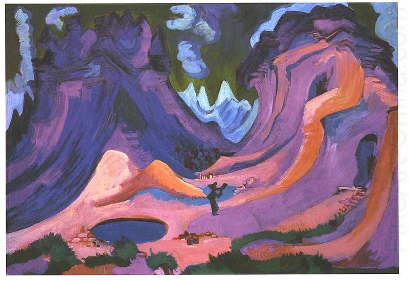 Ernst Ludwig Kirchner The Amselfluh china oil painting image